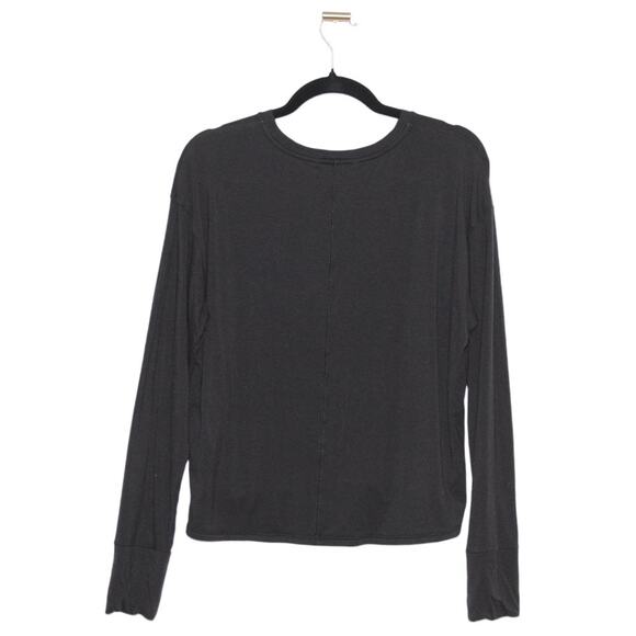 Athleta Canyon Henley Top Black Size Large - Picture 4 of 5